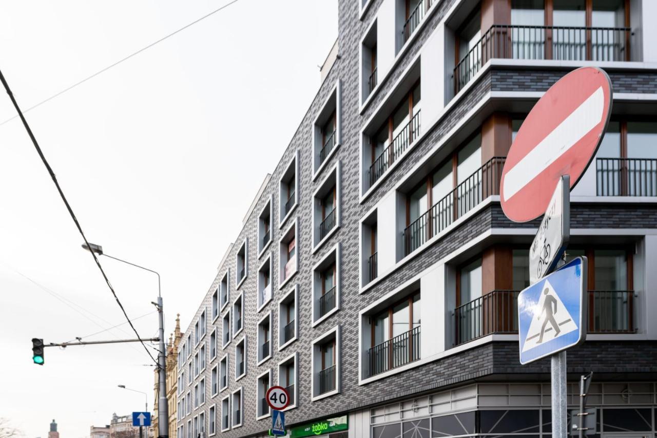 브로츠와프 Apartwro - Apartament Przy Wyspie Slodowej, Garaz, Projektor, Rowery 아파트 외부 사진