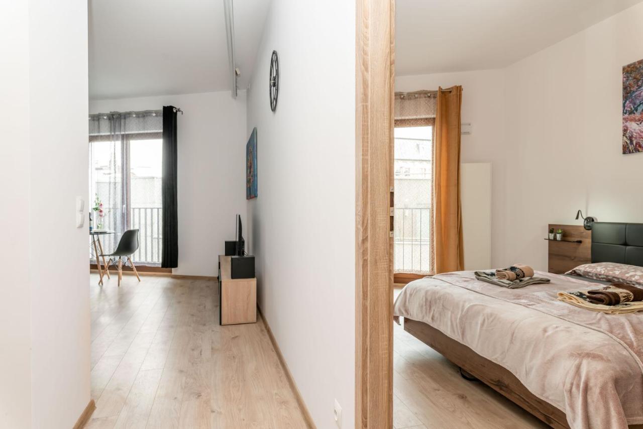 브로츠와프 Apartwro - Apartament Przy Wyspie Slodowej, Garaz, Projektor, Rowery 아파트 외부 사진